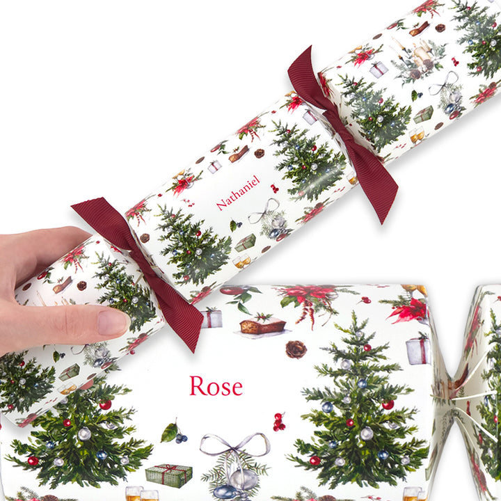 Personalised Cracker Making Craft Kit | Watercolour Christmas | Minimum 4