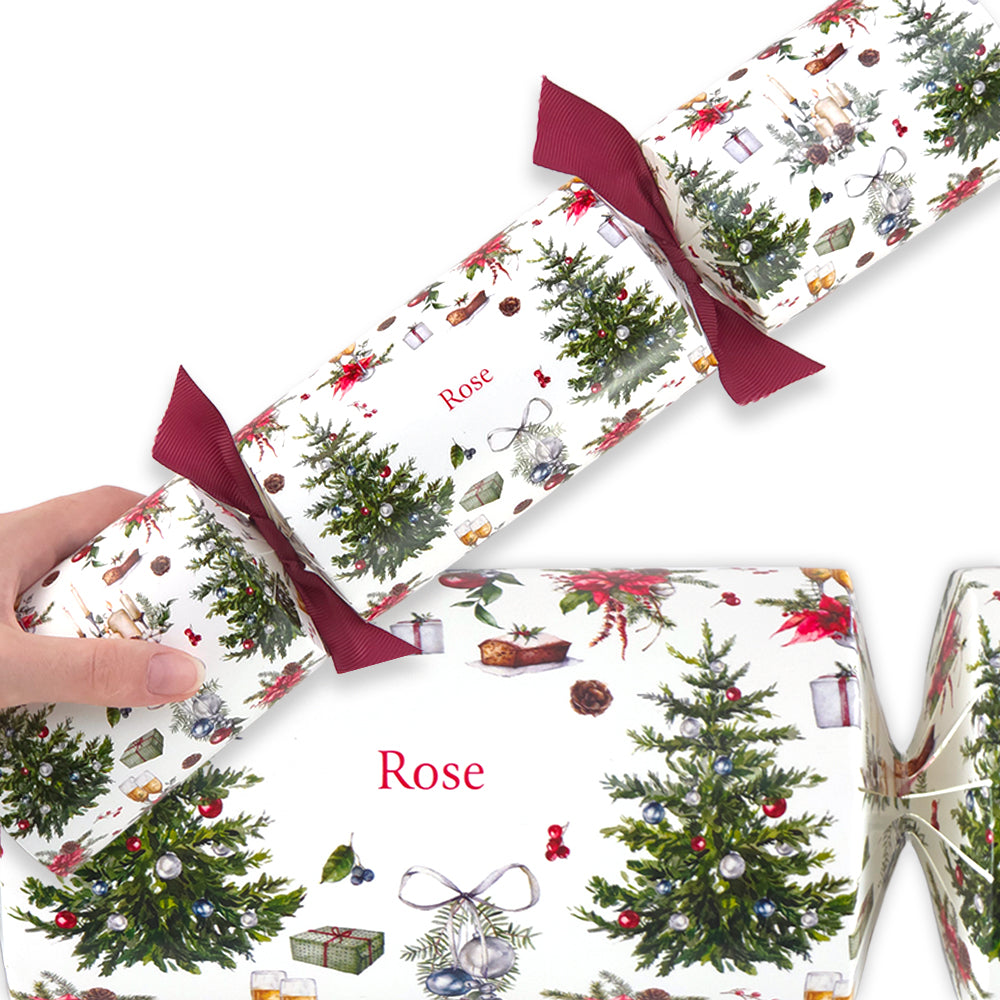 Personalised Cracker Making Craft Kit | Watercolour Christmas | Minimum 4