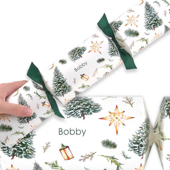 Personalised Cracker Making Craft Kit | Christmas Watercolour | Minimum 4