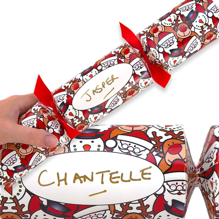 Personalise Your Own Crackers Craft Kit | Christmas Character | Minimum 4
