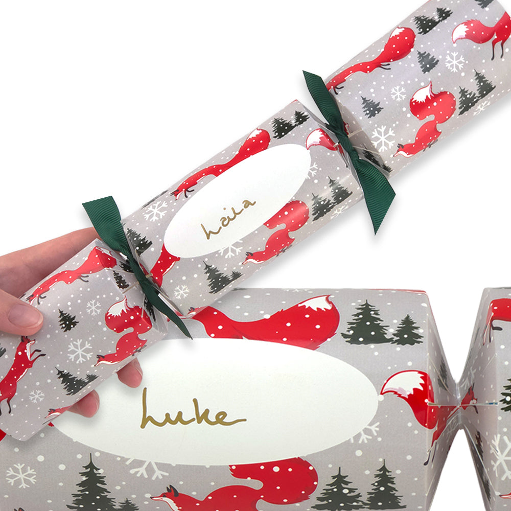 Personalise Your Own Crackers Craft Kit | 4 or More | Christmas Fox