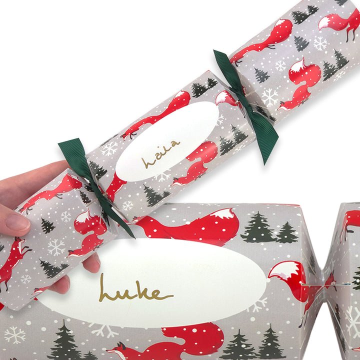Personalise Your Own Crackers Craft Kit | 4 or More | Christmas Fox