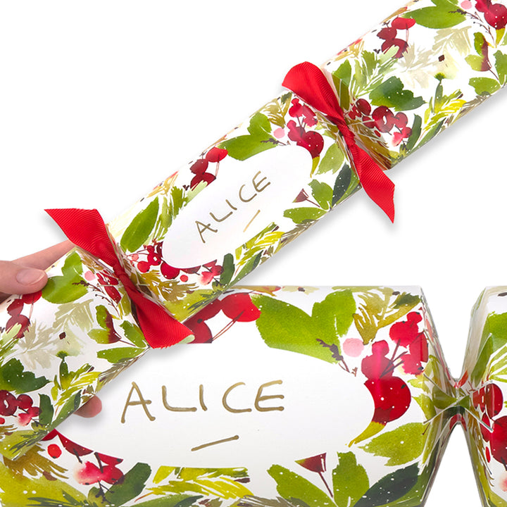 Personalise Your Own Crackers Craft Kit | Watercolour Berries | Minimum 4