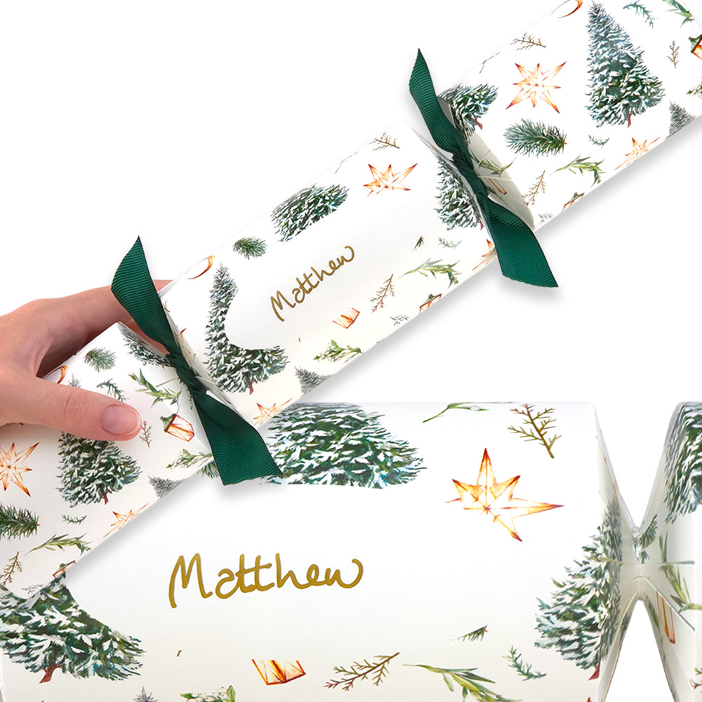 Personalise Your Own Crackers Craft Kit | Christmas Watercolour | Minimum 4