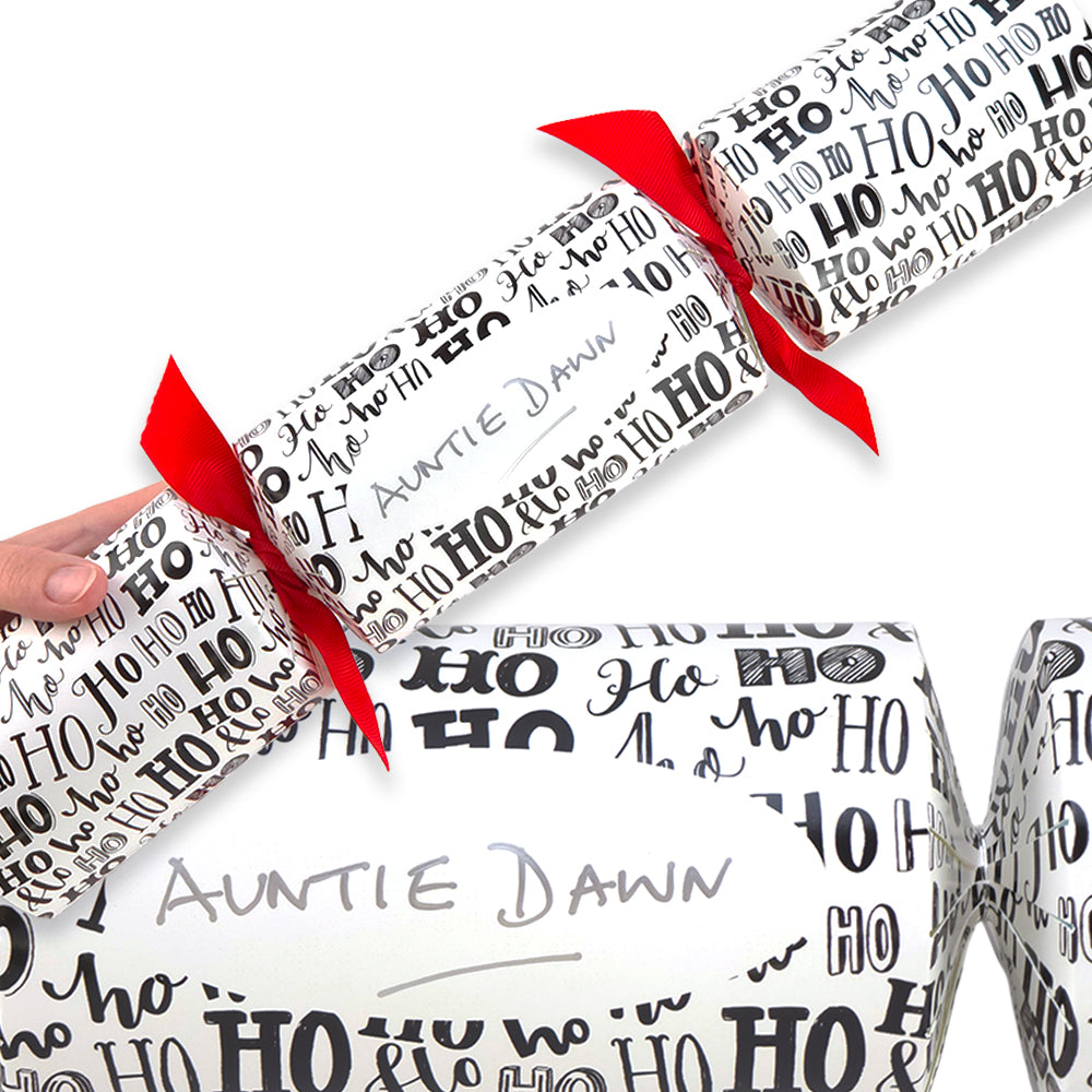 Personalise Your Own Crackers Kit | Ho Ho Ho | Minimum 4