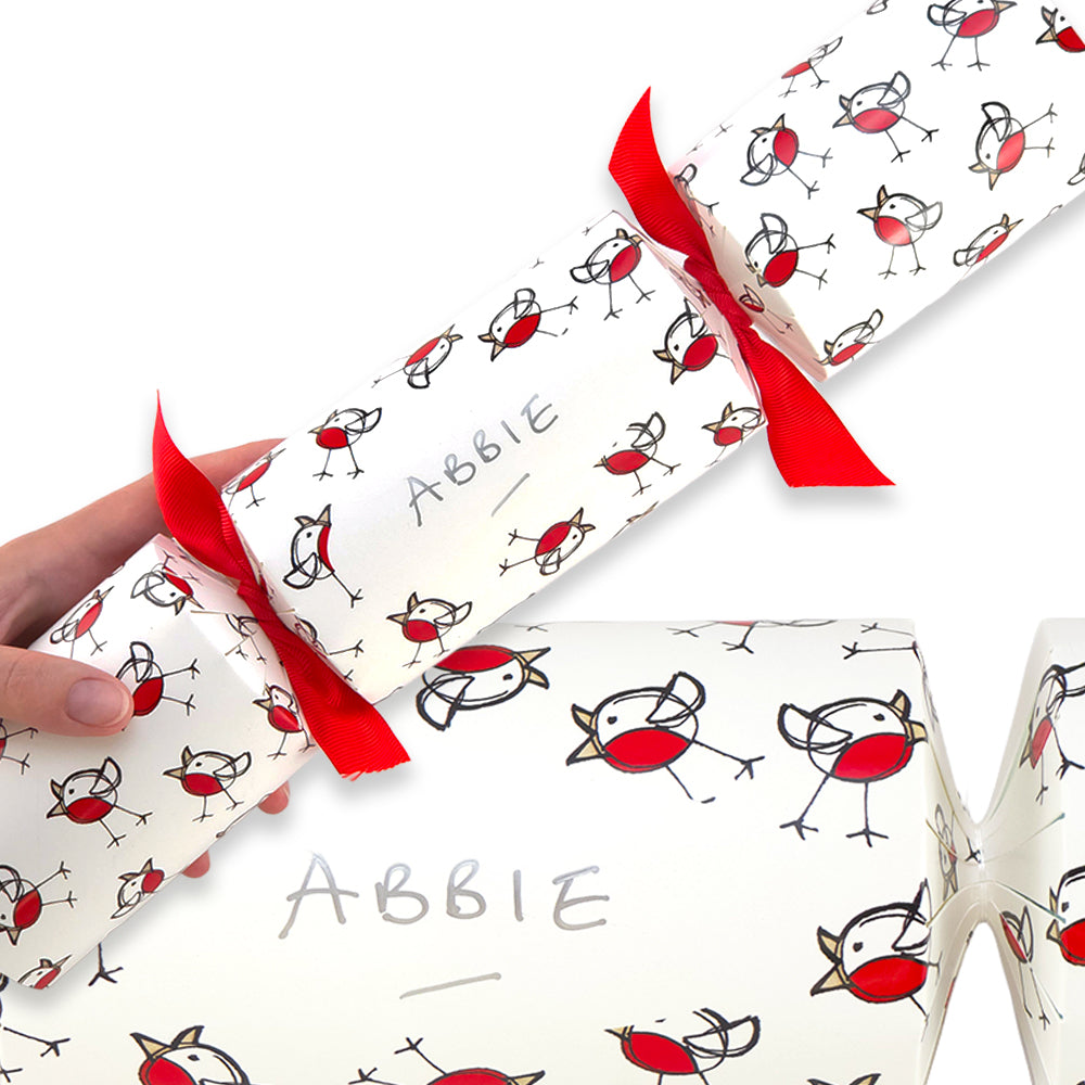 Personalise Your Own Crackers Craft Kit | Chirpy Robin | Minimum 4