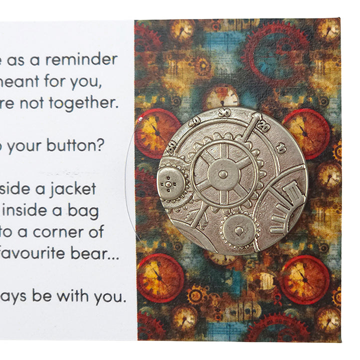 Why Fit In - Born to Stand Out | Button Wishes Sew On Token | Cracker Filler