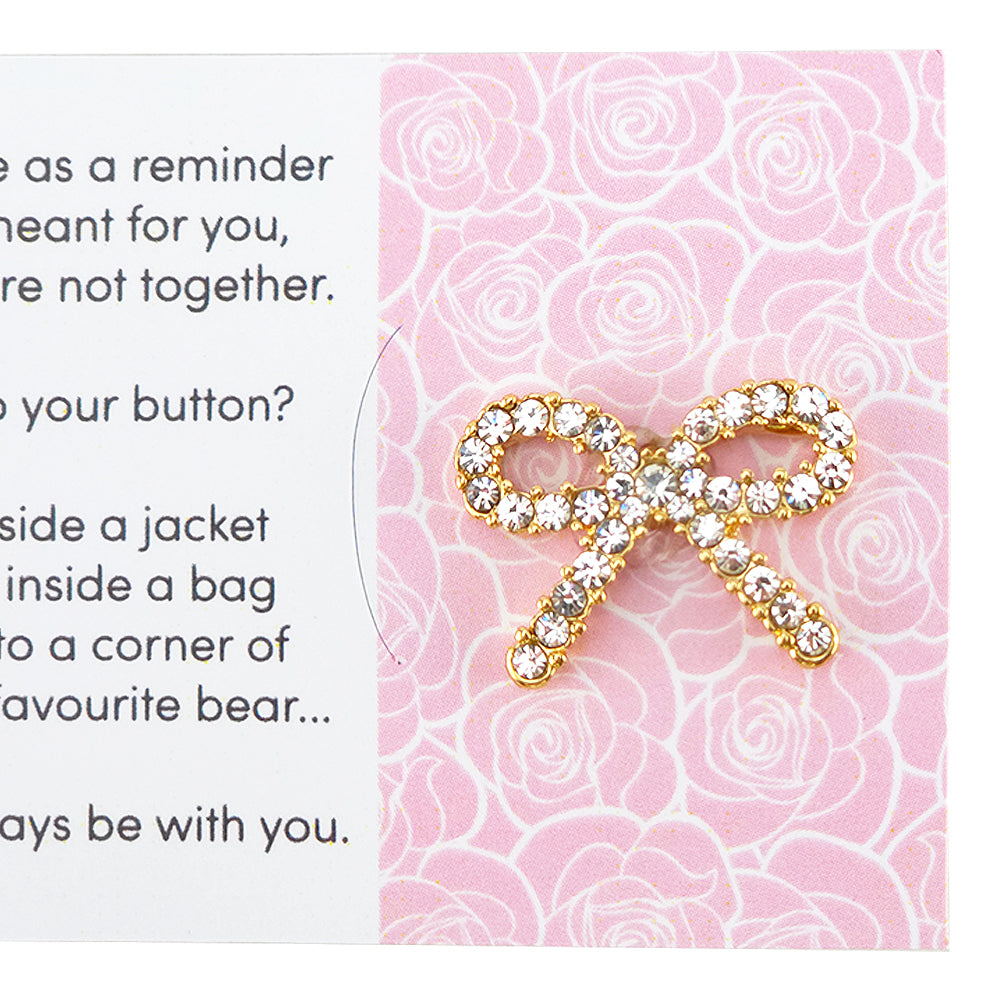 Never Enough Sparkle In The World | Button Wishes Sew On Token | Cracker Filler