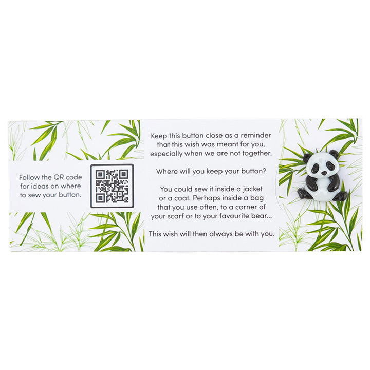 You’re Panda-tastic | Button Wishes Sew On Token | Little Gift | Cracker Filler