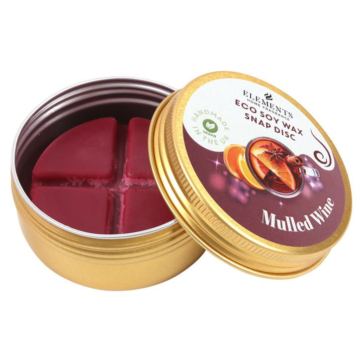 Christmas Soy Wax Snap Discs in a Tin | Cracker Filler | Little Gift