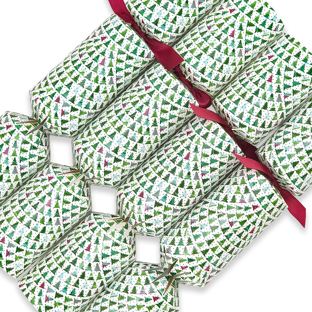Christmas Tree Wave | 4 or 6 Ready to Fill Christmas Crackers | Just Add Gifts