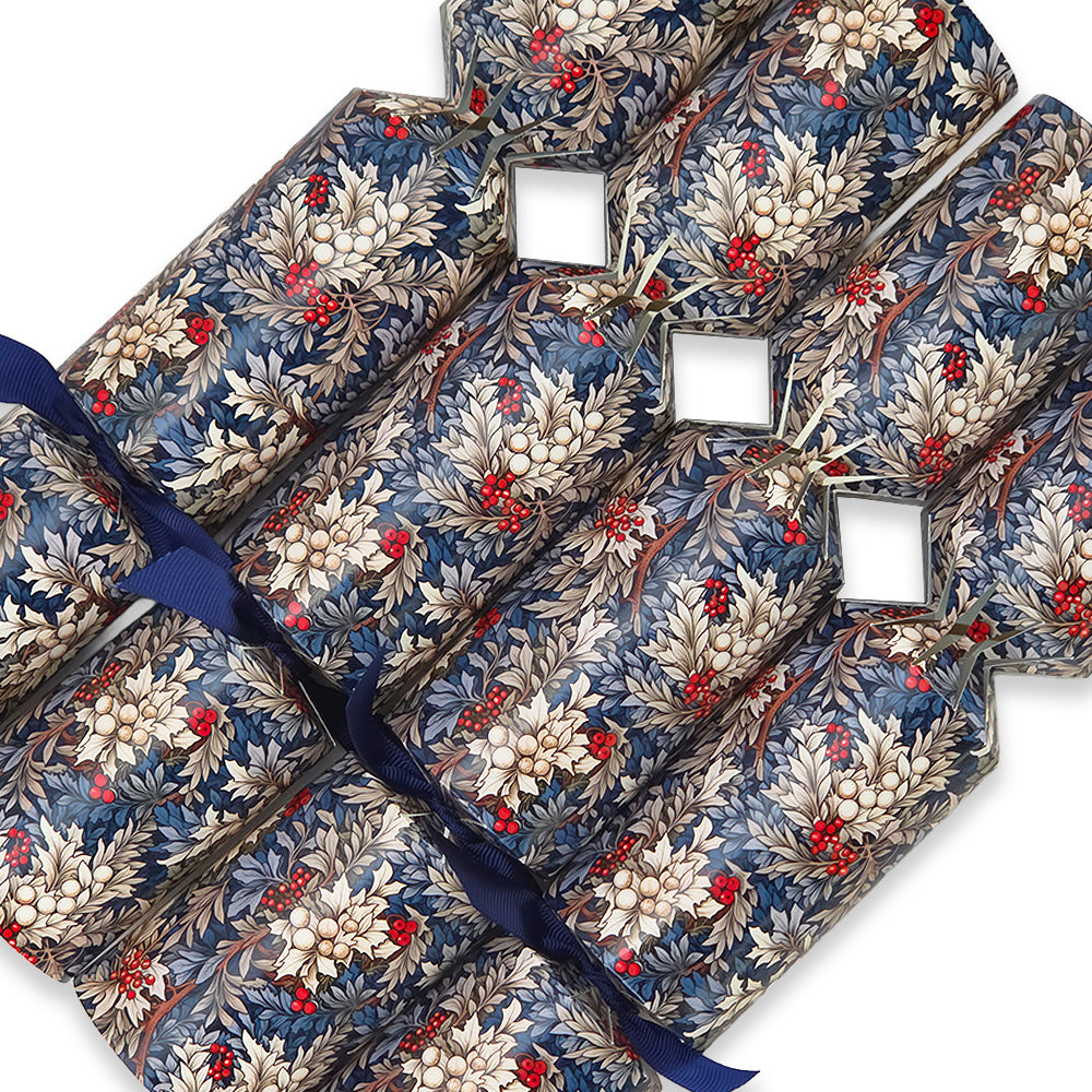 William Morris Snowberries | 4 or 6 Ready to Fill Christmas Crackers | Just Add Gifts