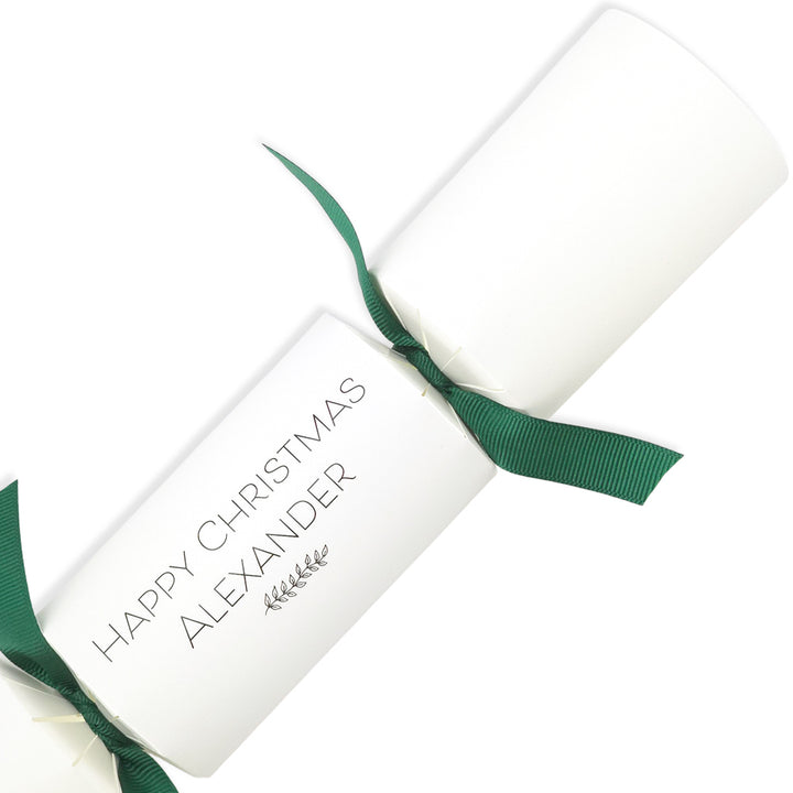 Personalised Merry Christmas Crackers | Craft Kit | Add Own Names | Minimum 4