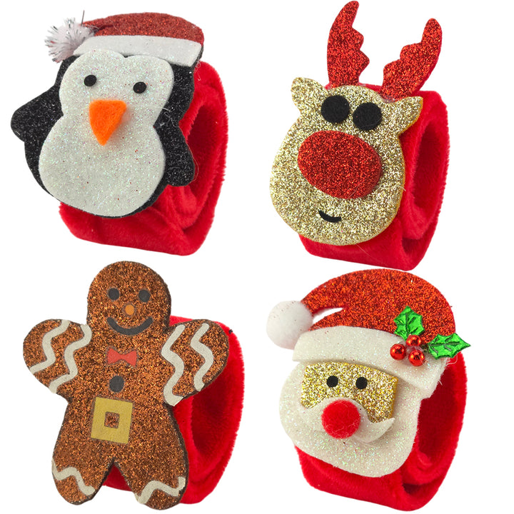 Kids Christmas Character Snap Bracelet | Single | Little Gift | Cracker Filler