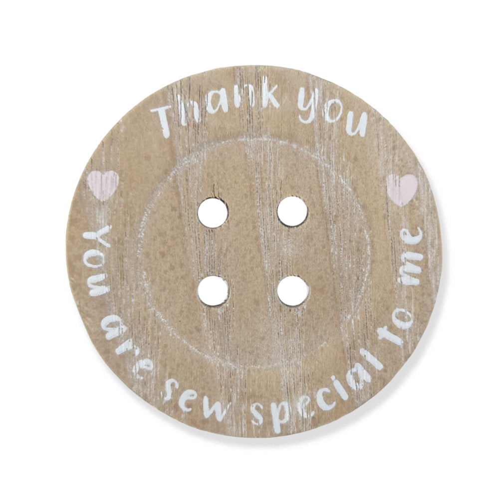 Thank You | You Are Sew Special | Wood Button Magnet | Little Gift | Cracker Filler