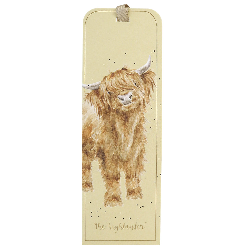 Highland Cow Bookmark | The Highlander | Sturdy & Two Sided | Letterbox Gift