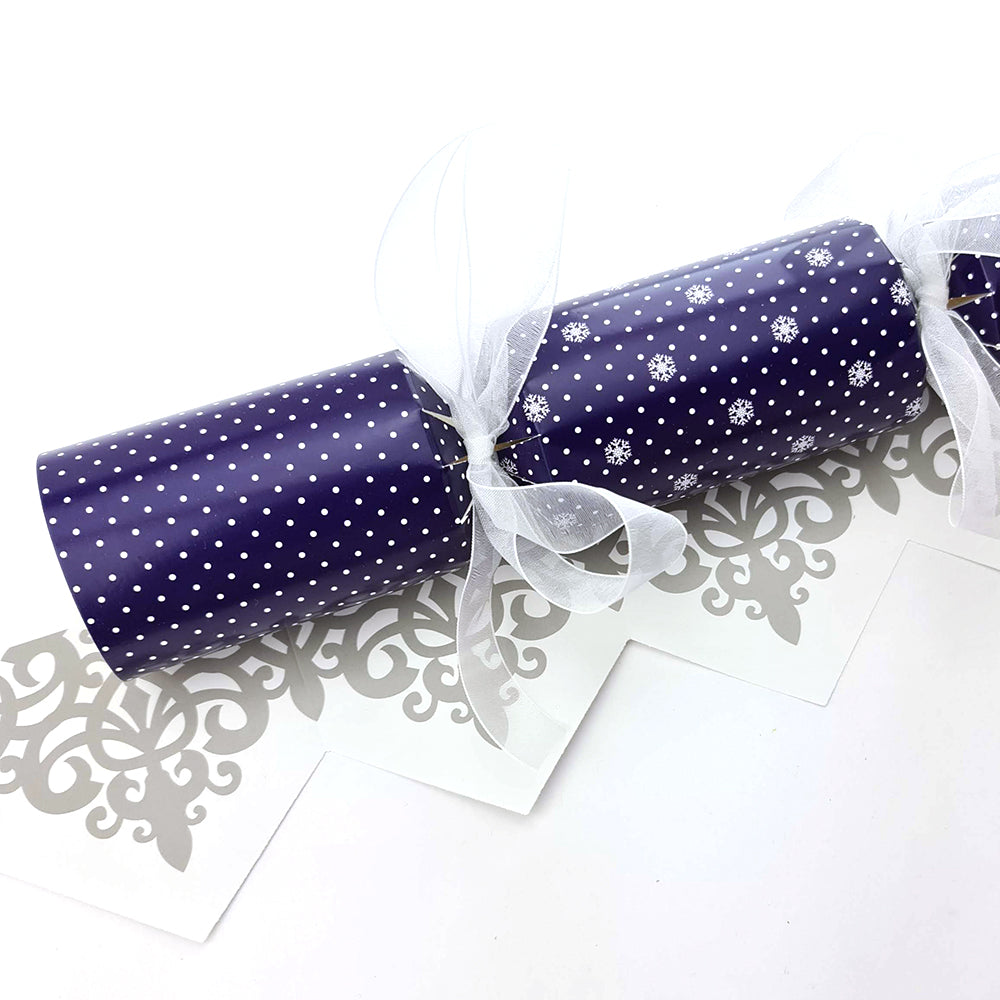 Dotty Snowflake | Christmas Cracker Making Craft Kit | Make &amp; Fill Your Own
