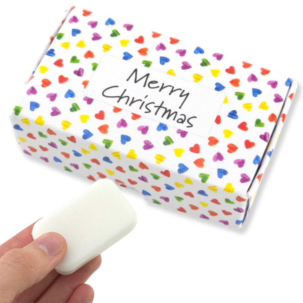 Proud Pride Love | Merry Christmas | 20g Scented Soap | Little Gift Cracker Filler