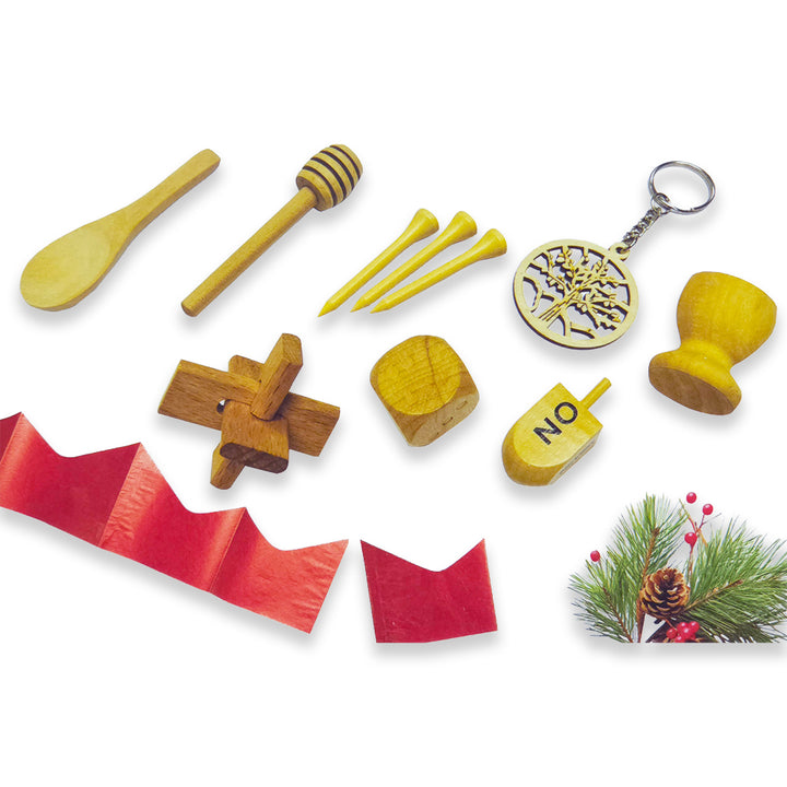 Santa Fun Stripe | 6 Cath Kidston Christmas Crackers | Plastic Free Gifts