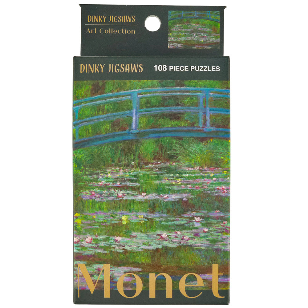 Claude Monet | Dinky Impressionist Jigsaw Puzzles | 108 Pieces | Little Gift
