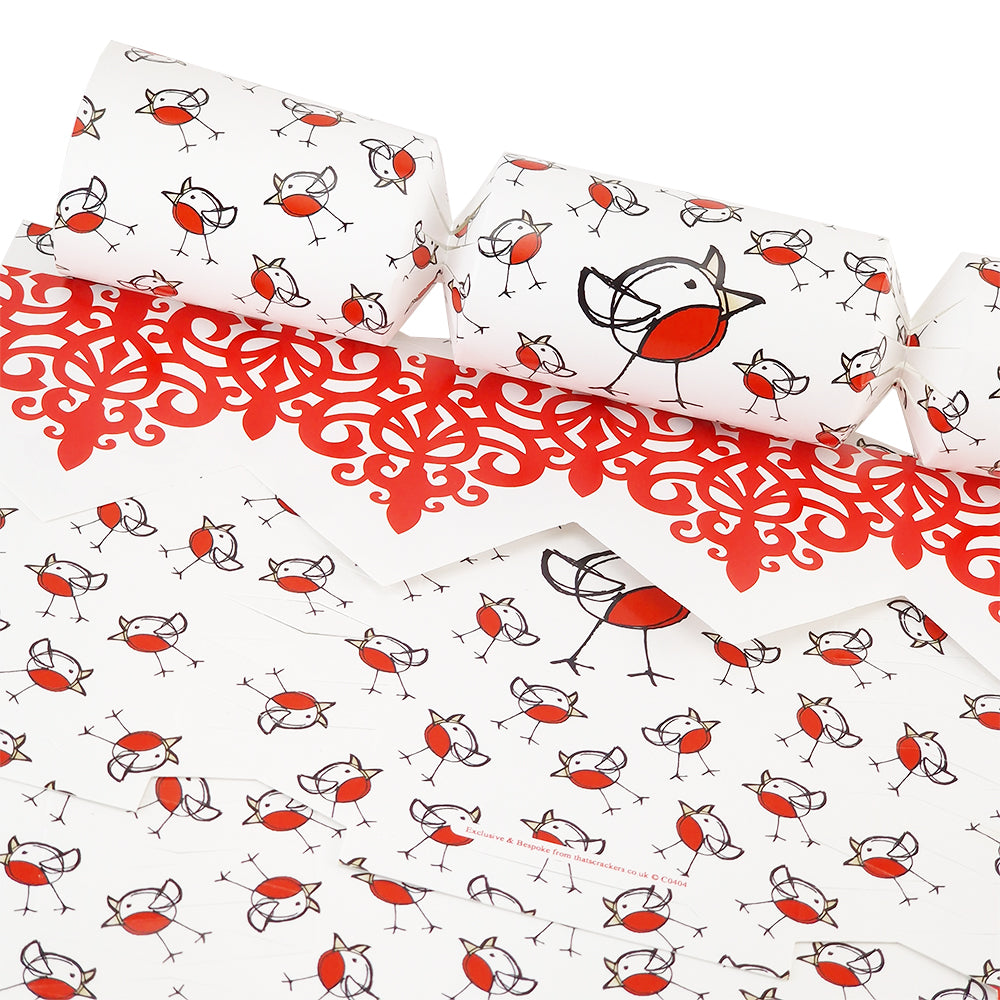 Chirpy Robin | Christmas Cracker Making Craft Kit | Make &amp; Fill Your Own