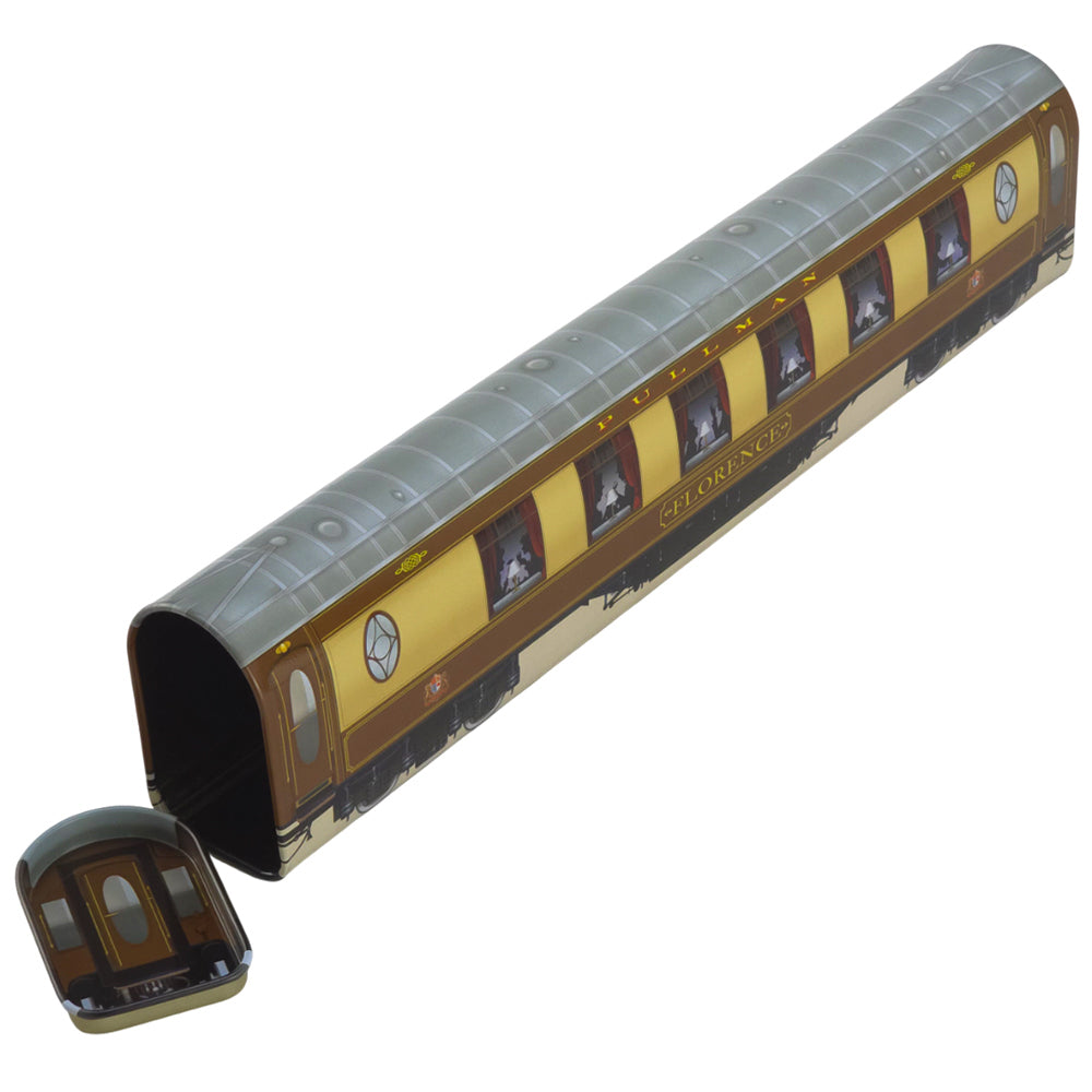 Dining Carriage | Long Skinny Train Lovers Tin | 33.5cm Long | Gift Idea