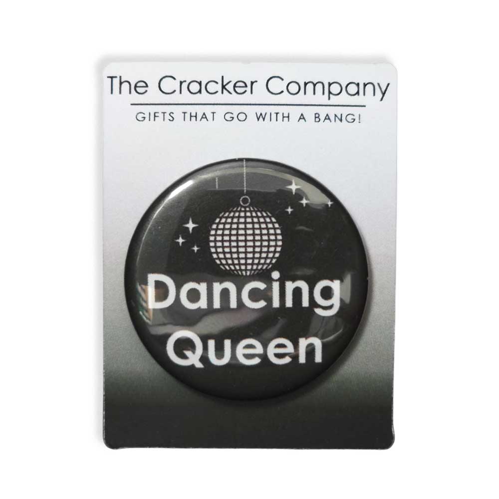 Dancing Queen | 38mm Button Pin Badge | Little Gift | Cracker Filler