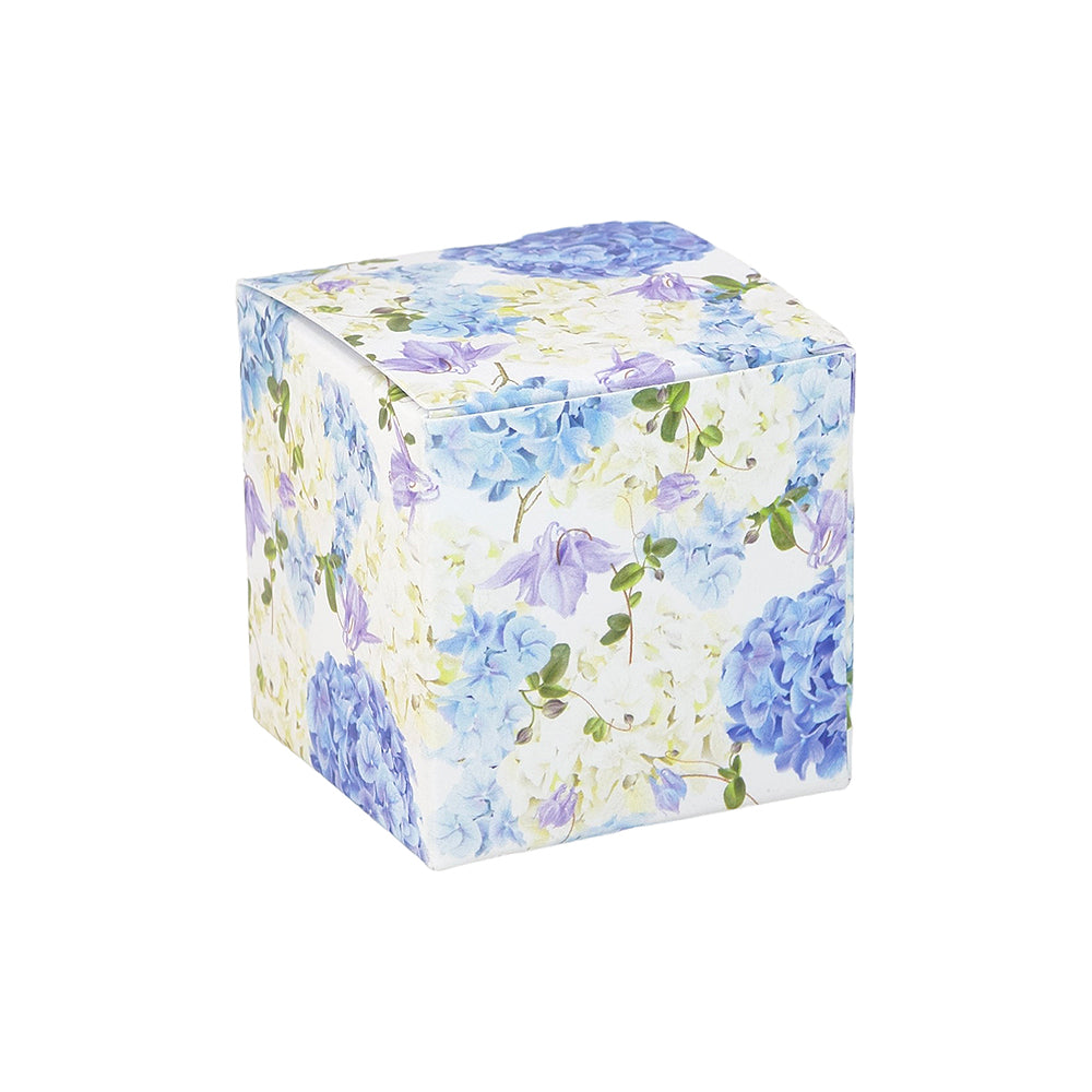 Blue Wedding Hydrangea | Little Gift Box | 5cm Cube | 6 Boxes