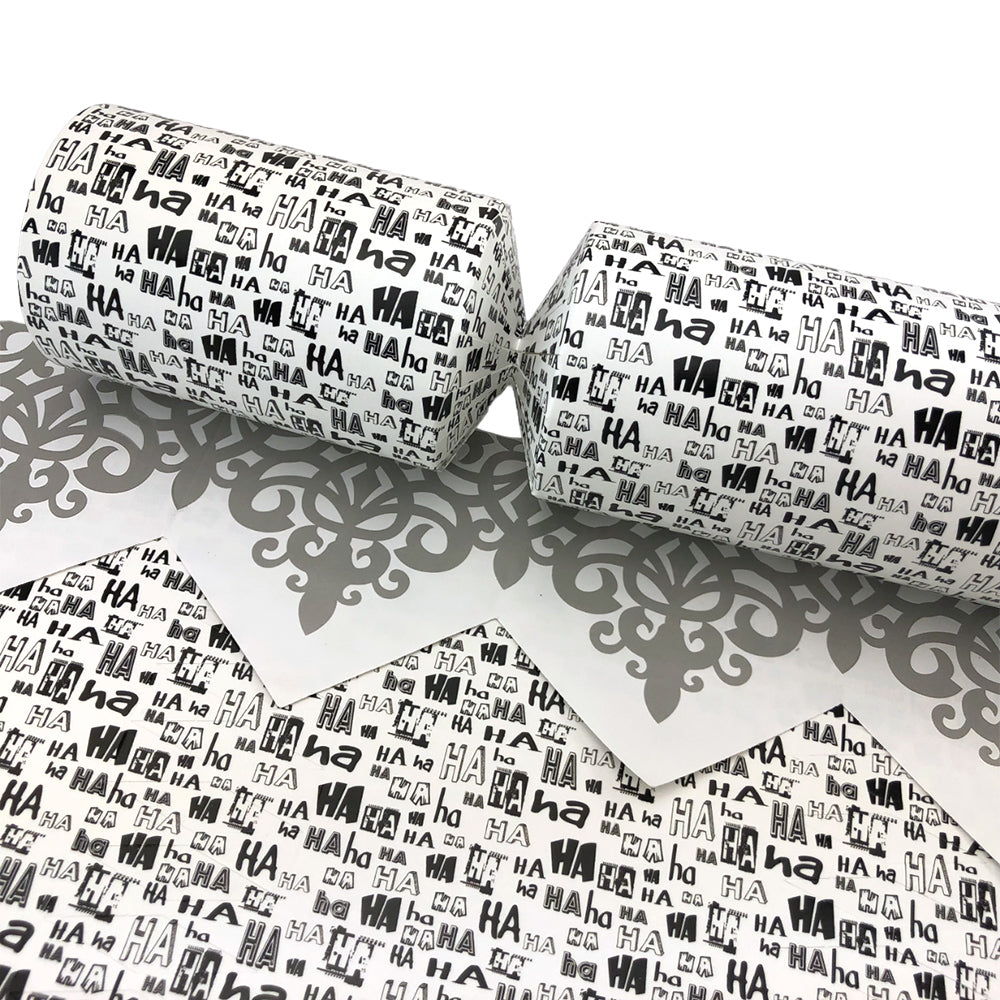 Ha Ha Ha Print | Cracker Making Craft Kit | Make &amp; Fill Your Own