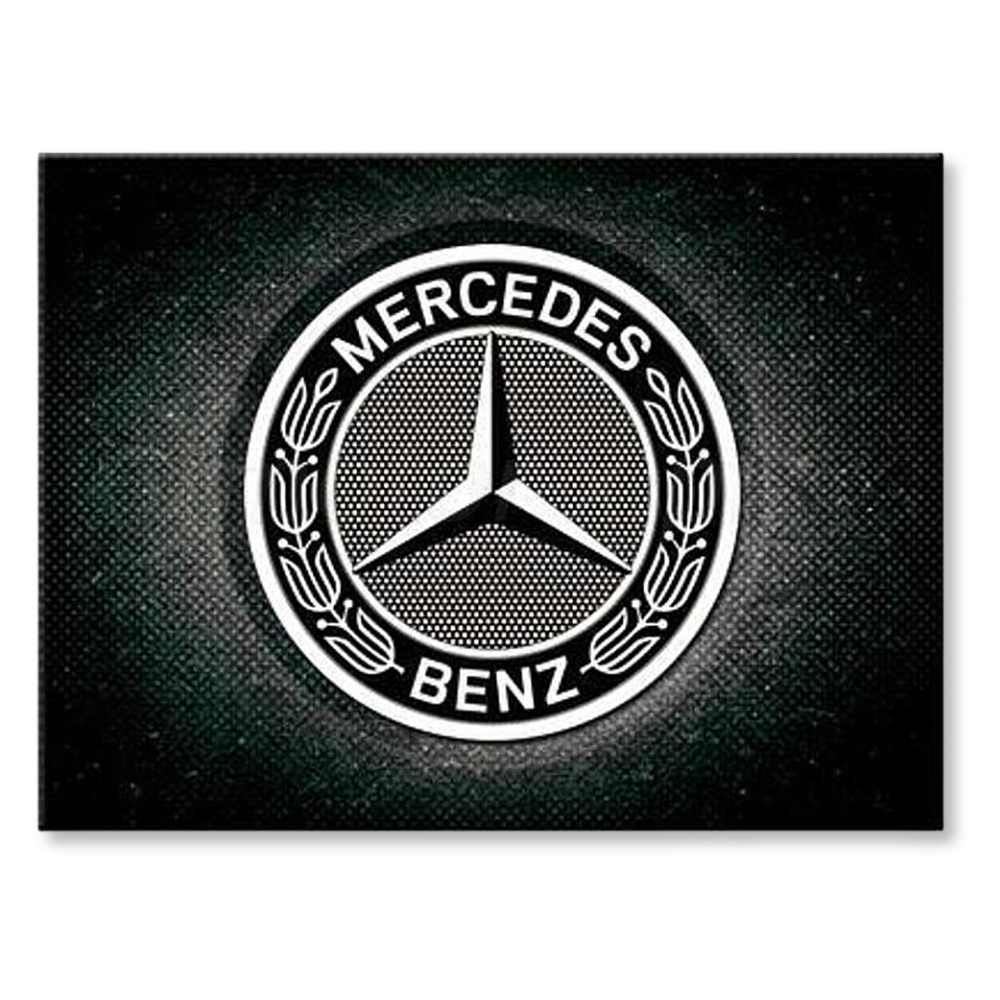 Mercedes Benz Logo | Retro Magnet | 8x6cm | Little Gift | Cracker Filler