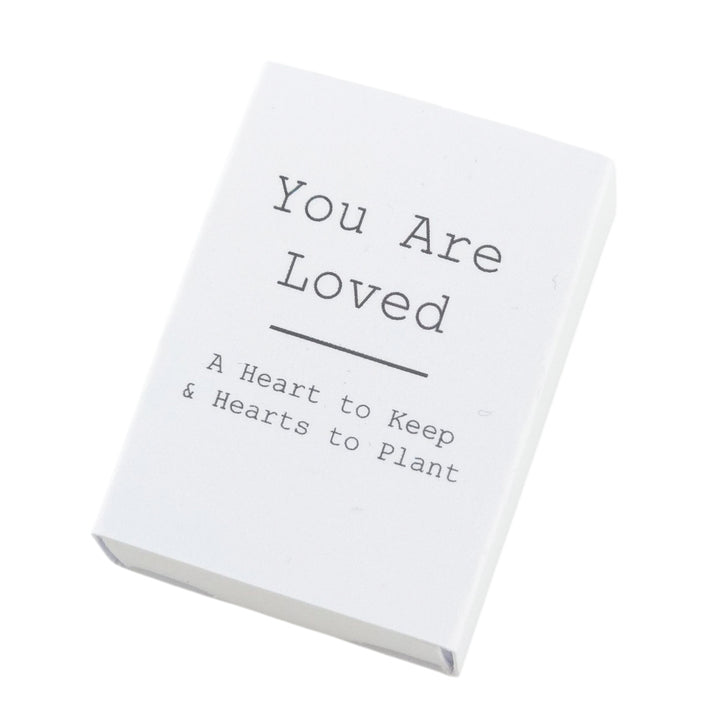 You Are Loved | Ceramic Token & Hearts to Plant | Cracker Filler | Little Gift