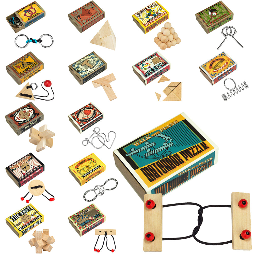 Mini Matchbox Puzzles | Various Designs | Cracker Filler | Little Gift