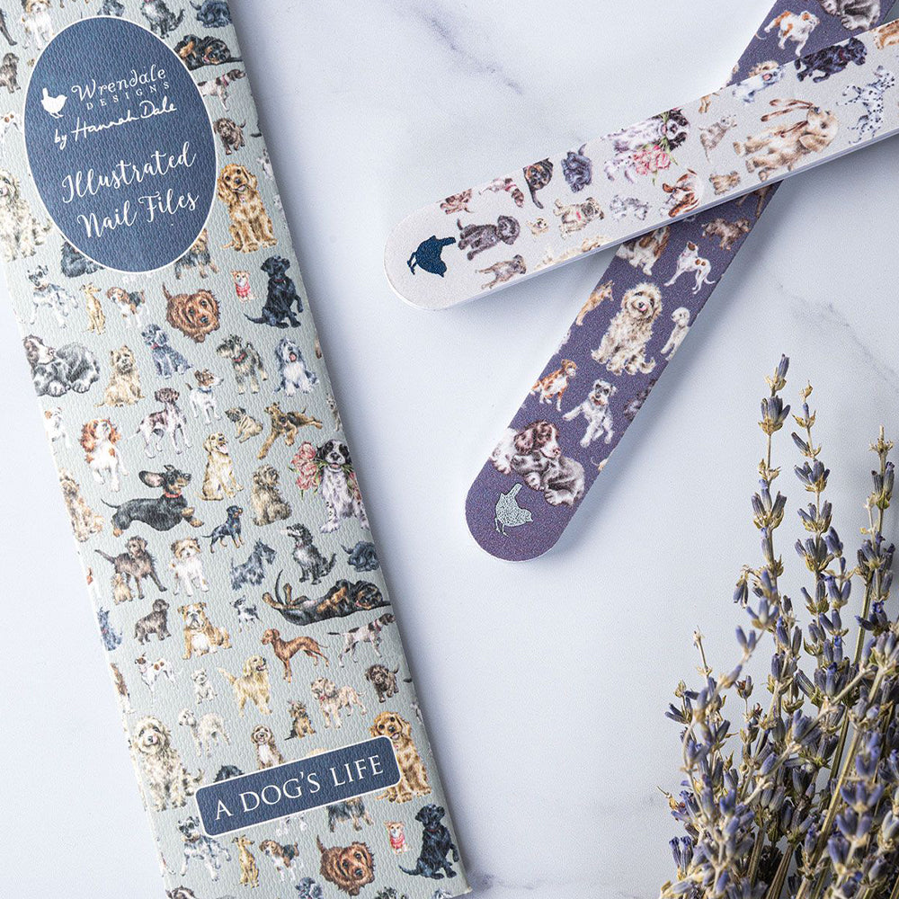 A Dogs Life | Emery Board Set | Nail Files | Wrendale Designs | Little Gift