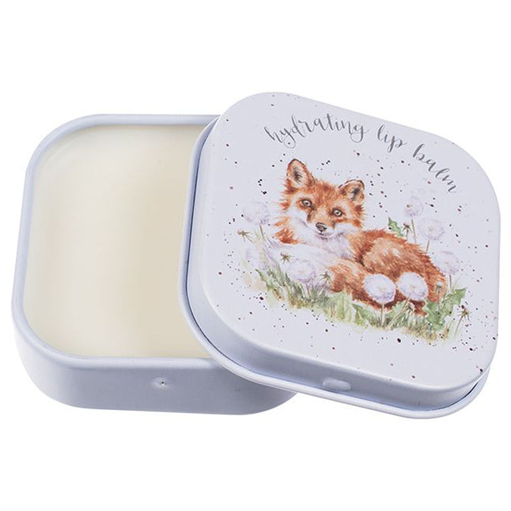 Cute Fox | Wrendale Honey & Vanilla Lip Balm Tin | Cracker Filler | Mini Gift