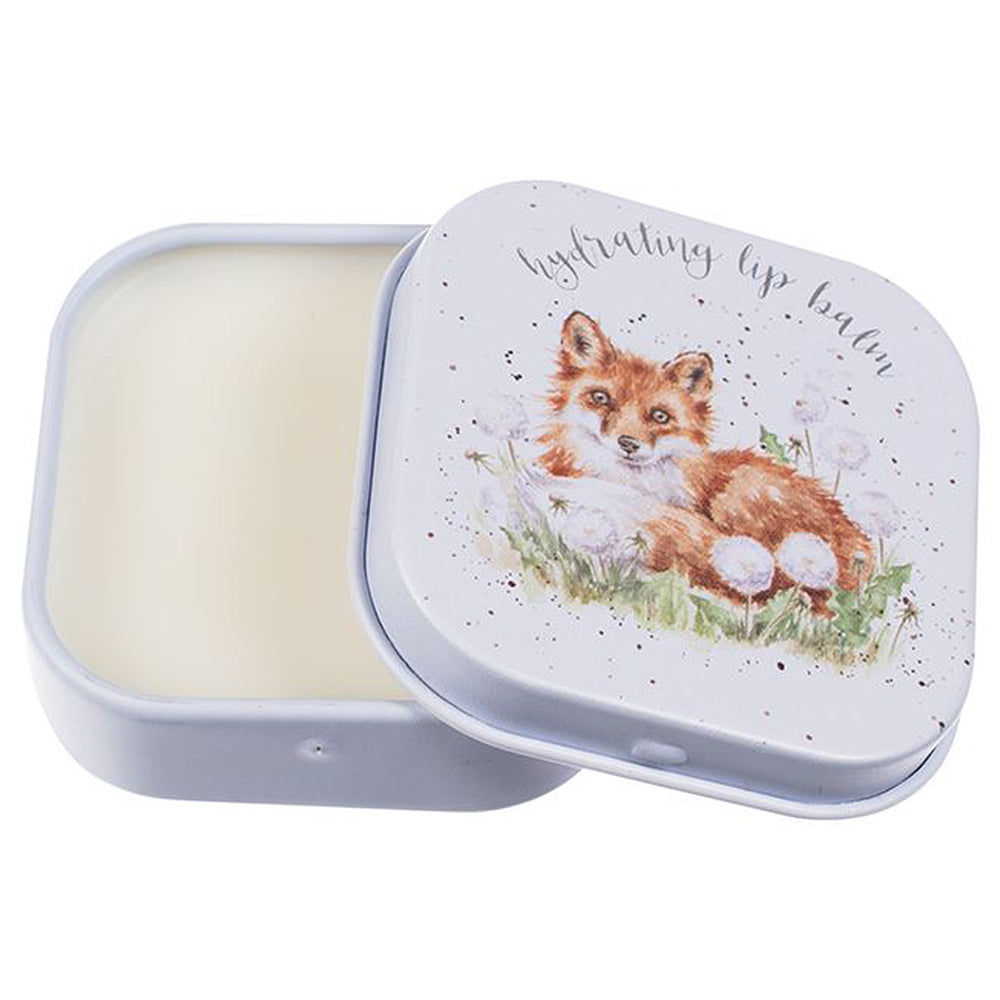 Cute Fox | Wrendale Honey & Vanilla Lip Balm Tin | Cracker Filler | Little Gift