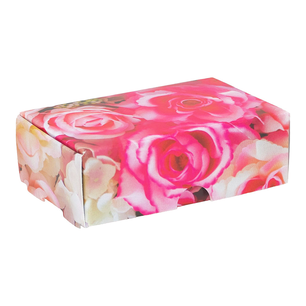 Pink Roses | Mini Gift Box | Soap Bar Sized | 6 Boxes | 57x88x30mm