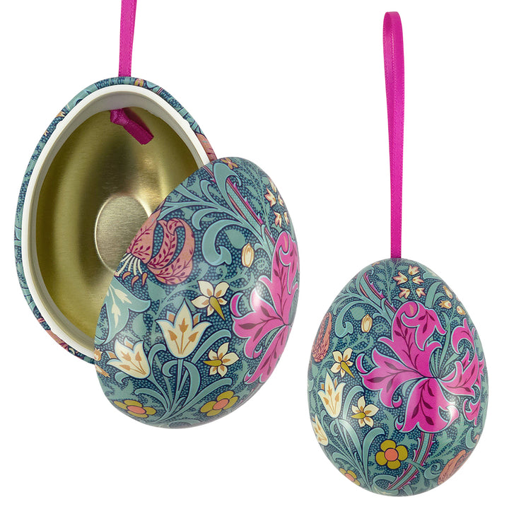 William Morris | Fillable Easter Two-Part Hanging Tinware Eggs