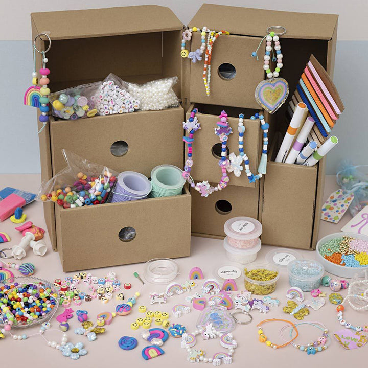 Jewellery Craft Compendium | Bumper Kids Craft Stash | Jewellery Making Cabinet