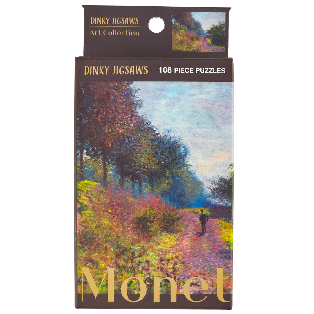 Claude Monet | Dinky Impressionist Jigsaw Puzzles | 108 Pieces | Little Gift