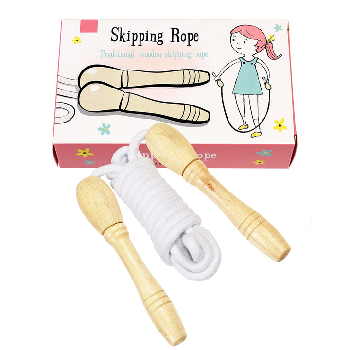 Traditional Wooden Skipping Rope | Retro Feel Kids Gift Idea