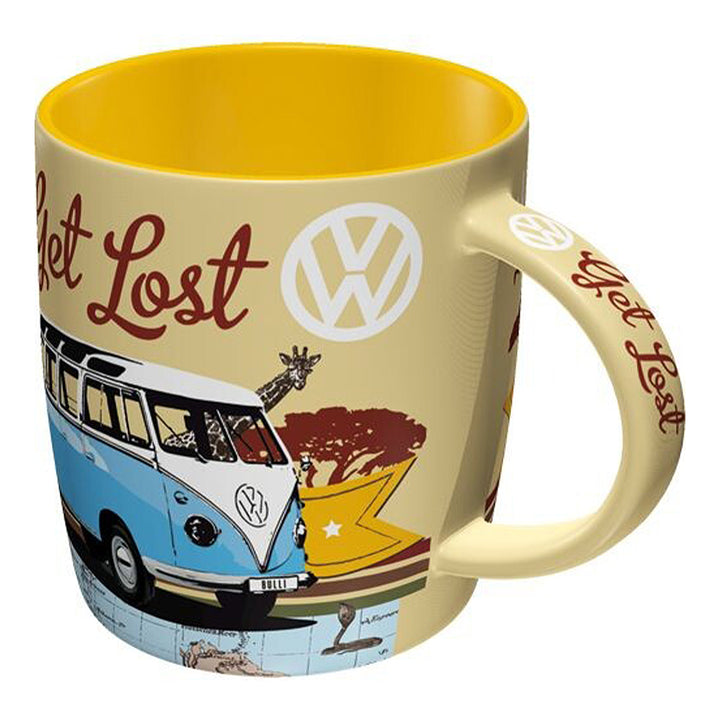 Let's Get Lost | VW Camper Gift | Chunky Ceramic Mug