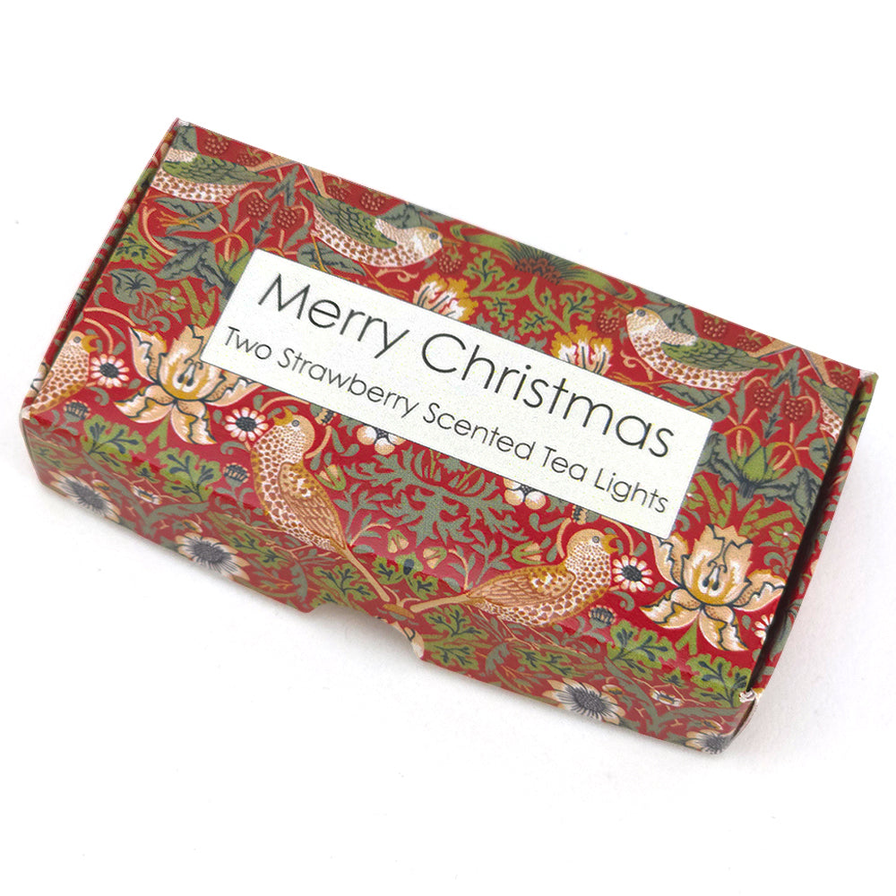 Strawberry Tealight Candles | Strawberry Thief | Mini Gift | Cracker Filler