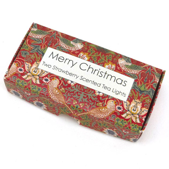 Strawberry Tealight Candles | Strawberry Thief | Mini Gift | Cracker Filler