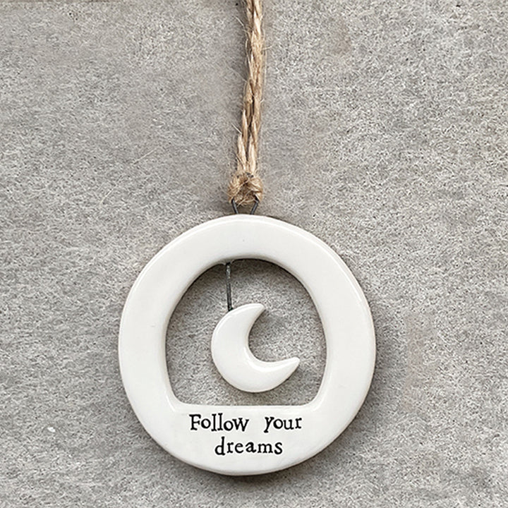 Follow Your Dreams | Little Ceramic Ornament | Cracker Filler | Little Gift