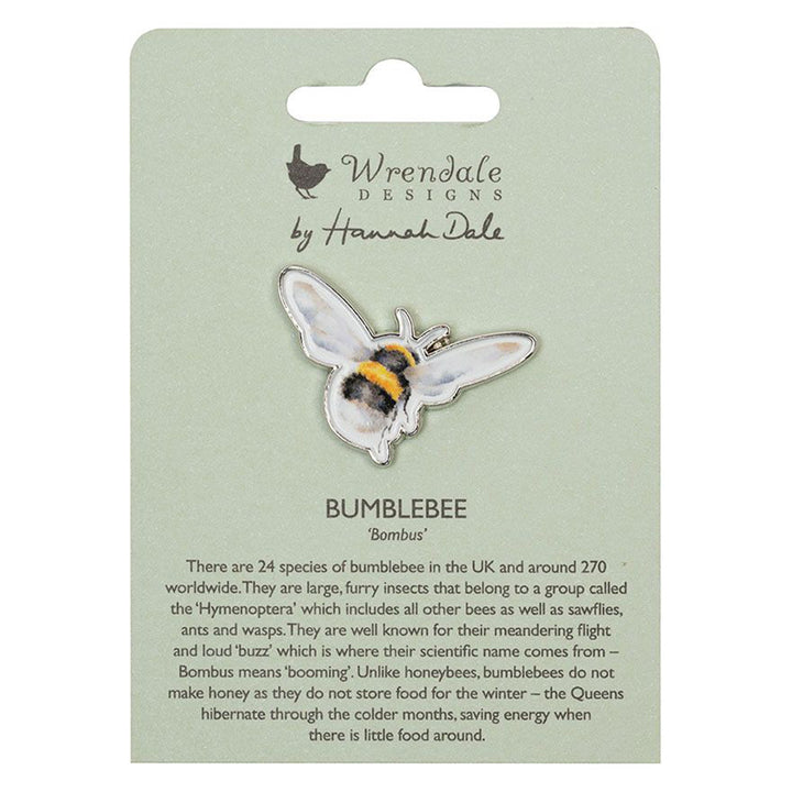 Buzzy Bee | Pin Badge for Ladies | Wrendale | Mini Gift | Cracker Filler