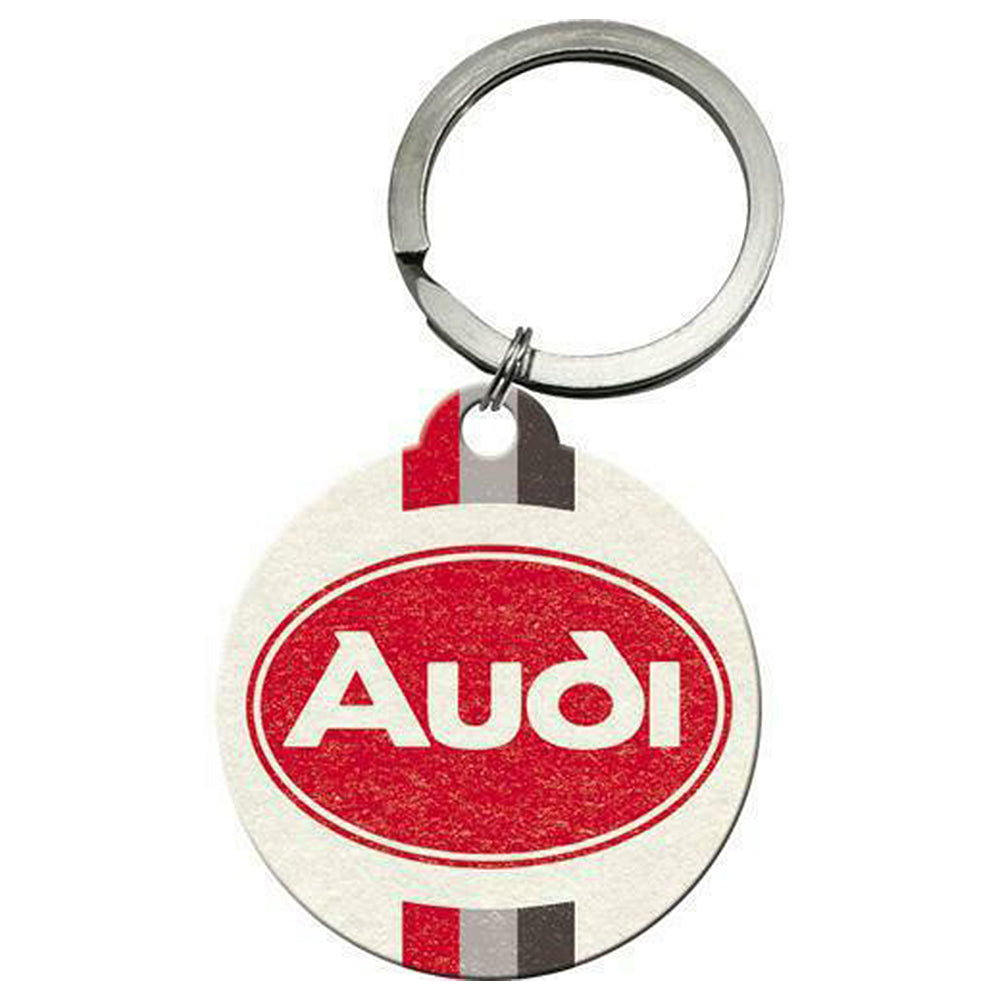 Audi Logo | Metal Retro Keyring | Little Gift | Cracker Filler