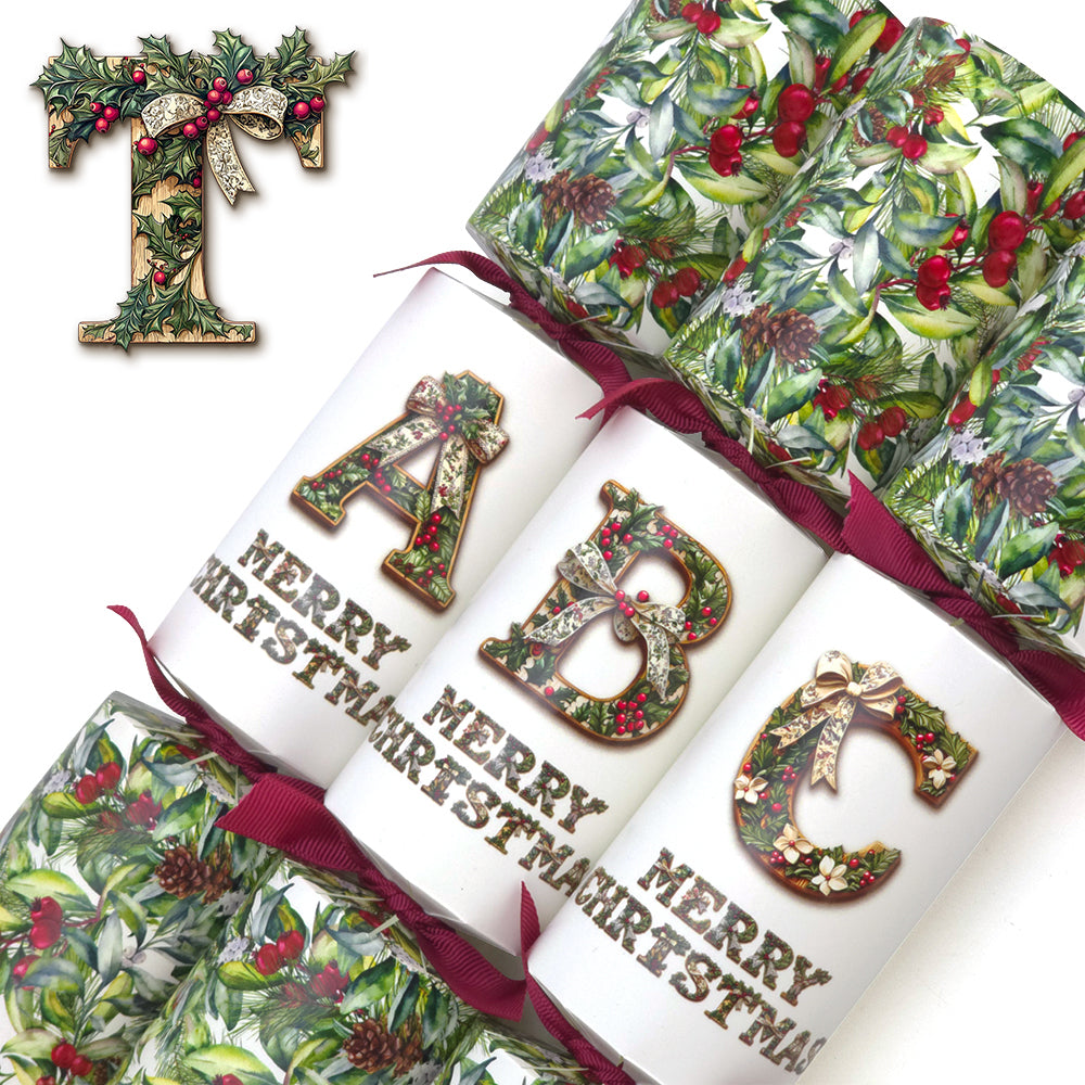 Letters A to Z | Single Christmas Cracker Making Craft Kit | Traditional Design