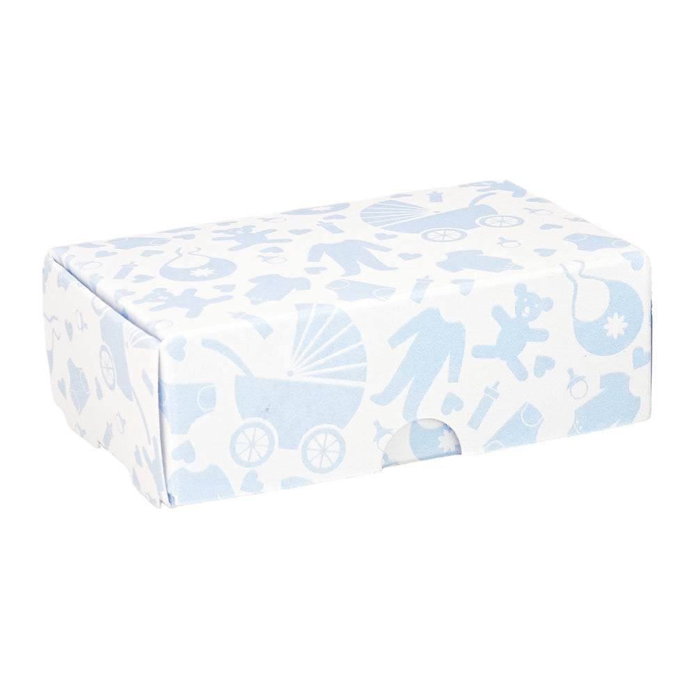 Blue Baby Shower | Little Gift Box | Soap Bar Sized | 6 Boxes | 57x88x30mm