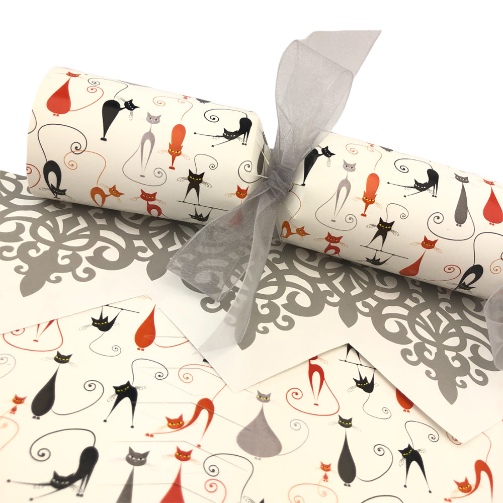 Modern Cats | Cracker Making Craft Kit | Make &amp; Fill Your Own