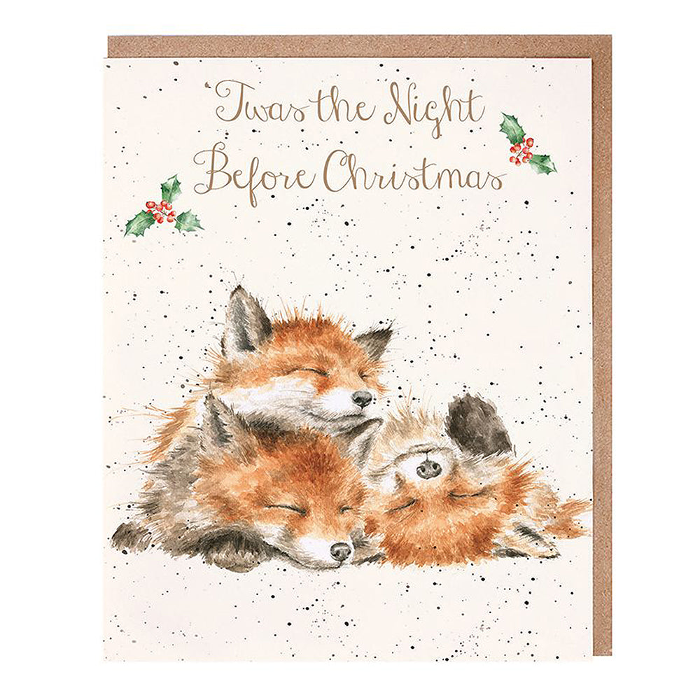 The Night Before Christmas | Fox Cubs | 8 Christmas Cards | Wrendale Designs